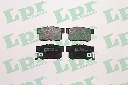 LPR 05P1014 Bremsbelagsatz, Scheibenbremse von LPR Brakes