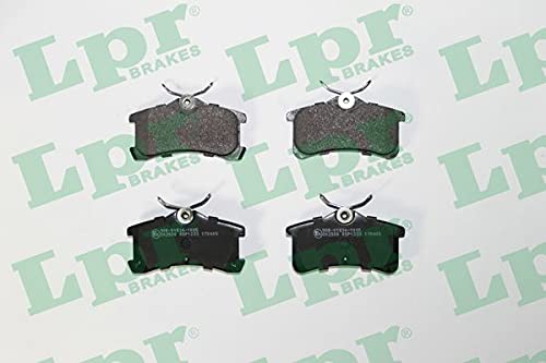 LPR 05P1233 Bremsbelagsatz, Scheibenbremse von LPR Brakes