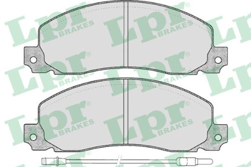 LPR 05P278 Bremsbelagsatz, Scheibenbremse von LPR