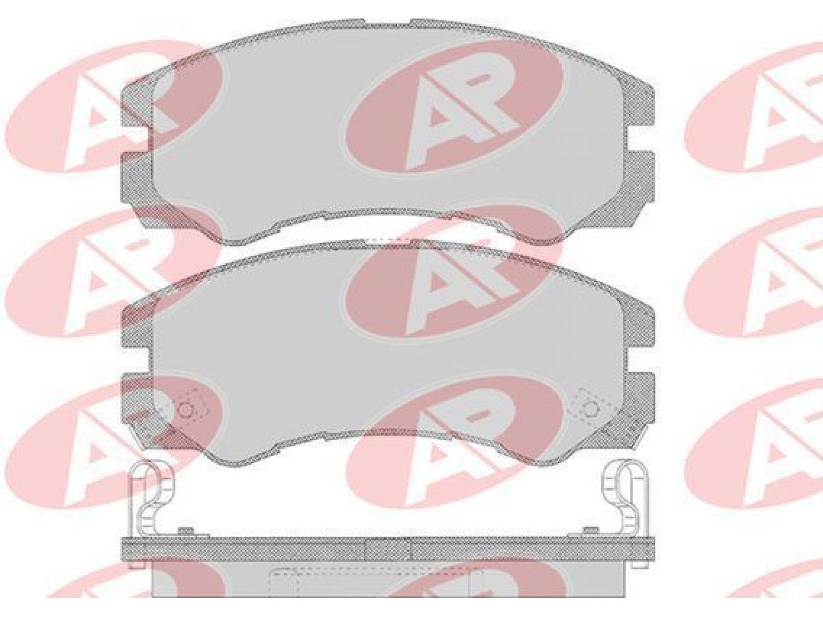 LPR 05P658 Bremsbelagsatz, Scheibenbremse von LPR Brakes