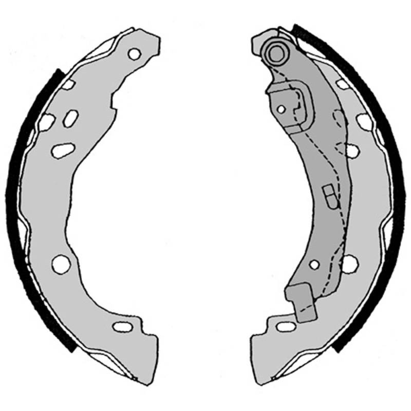 LPR Bremsbackensatz, 08630 von LPR Brakes