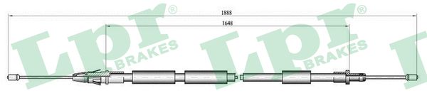 Seilzug, Feststellbremse hinten links LPR C0106B von LPR