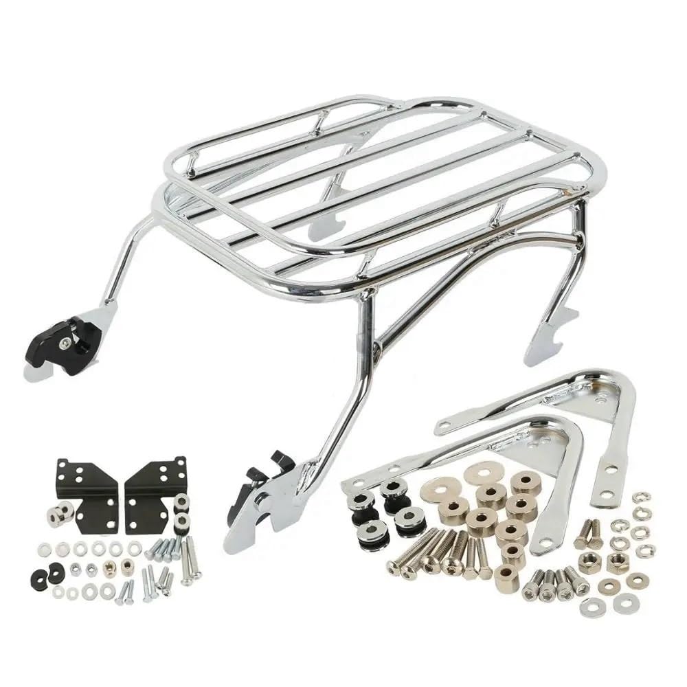 Arrière Transporteur Abnehmbares Motorrad-Gepäck-Docking-Hardware-Kit Vorne Und Hinten Für Road King 1997–2008 von LPUYTRB