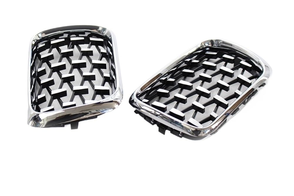 Auto frontstoßstange Grill 2Pcs Auto Front Hood Grille Für E36 3 Serie 1997 1998 1999 Diamant Meteor Stil Grills Auto Zubehör von LPUYTRB