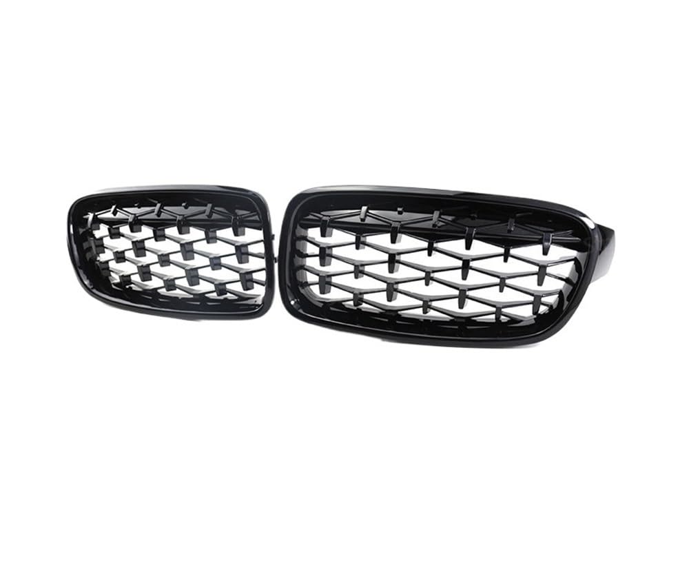 Auto frontstoßstange Grill Auto Diamond Frontstoßstangengrill Doppellamellen Sportgrill Für 3er F30 F31 F35 2011 2012 2013 2014 2015 2016 2017 2018 2019 von LPUYTRB