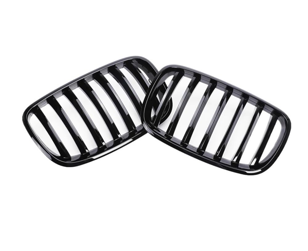 Auto frontstoßstange Grill Auto Front Carbon Grille Für XDrive 35d 30i 50i X5 X6 E70 E71 2007 2008 2009 2010 2011 2012 2013 Kühlergrill Abdeckung von LPUYTRB