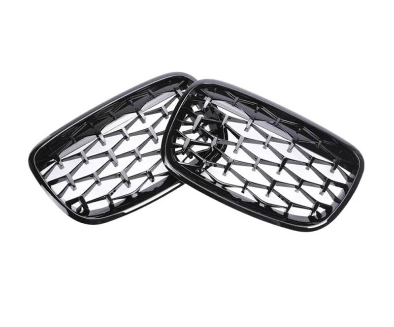 Auto frontstoßstange Grill Auto Front Carbon Grille Für XDrive 35d 30i 50i X5 X6 E70 E71 2007 2008 2009 2010 2011 2012 2013 Kühlergrill Abdeckung von LPUYTRB