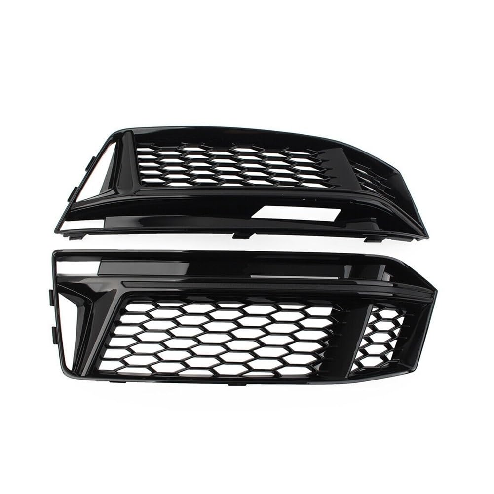 Auto frontstoßstange Grill Auto Front Stoßstange Nebel Licht Kühlergrill Abdeckung Für A4 S4 B9 S-Linie 2016 2017 2018 Honeycomb Mesh Nebel Lampe Grill von LPUYTRB