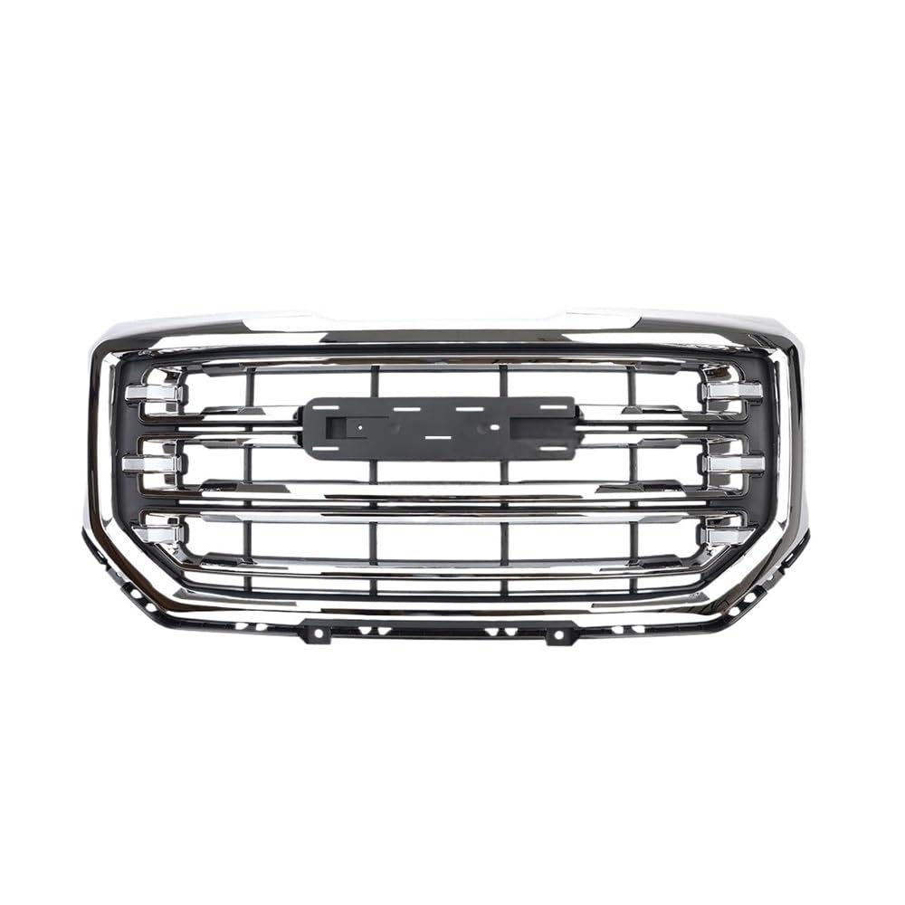 Auto frontstoßstange Grill Auto Front Upper Grill Stoßstange Mesh Hood Grills Für Sierra 1500 2016 2017 2018 2019 von LPUYTRB