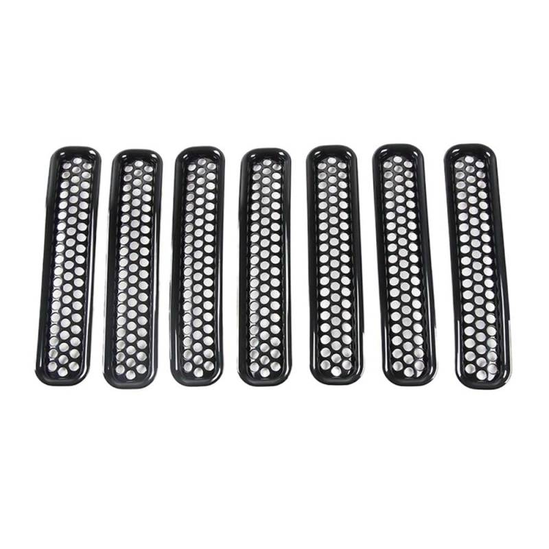 Auto frontstoßstange Grill Auto-Frontgrill-Einsätze-Set Für Wrangler TJ Für Unlimited 1997 1998 1999 2000 2001 2002 2003 2004 2005 2006 von LPUYTRB