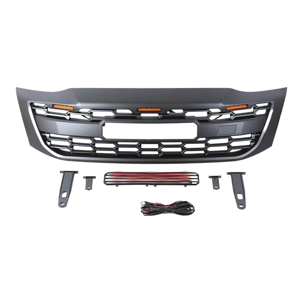 Auto frontstoßstange Grill Auto Frontgrill Stoßstange Kühlergrills Für HILUX Für Vigo 2012 2013 2014 Grille Gitter Mesh Abdeckung von LPUYTRB