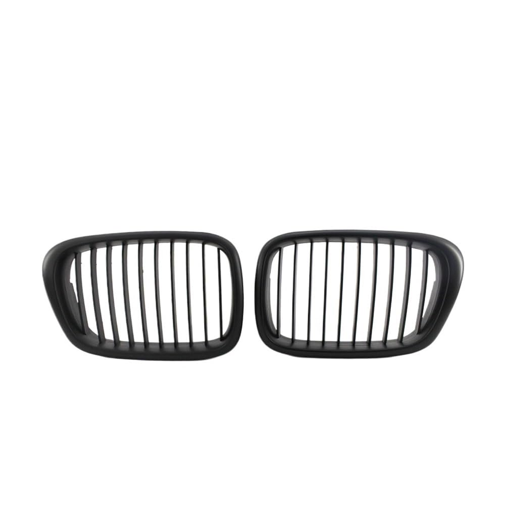 Auto frontstoßstange Grill Auto-Fronthauben-Grill, Glänzend, Mattschwarz, Für E39 525 528 530 535 M5 1997 1998 1999 2000 2001 2002 2003 von LPUYTRB