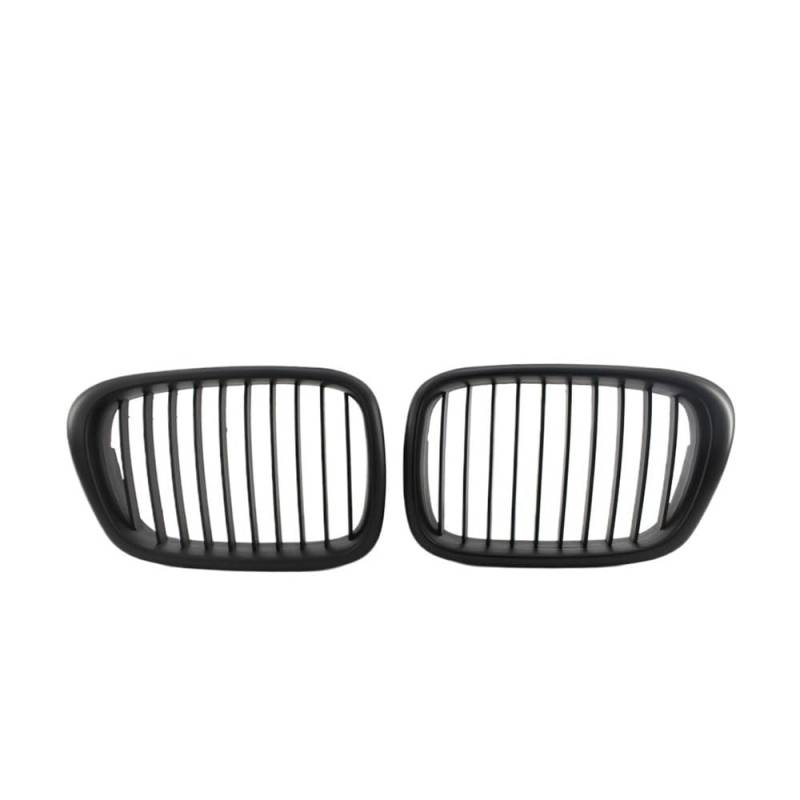 Auto frontstoßstange Grill Auto-Fronthauben-Grill, Glänzend, Mattschwarz, Für E39 525 528 530 535 M5 1997 1998 1999 2000 2001 2002 2003 von LPUYTRB