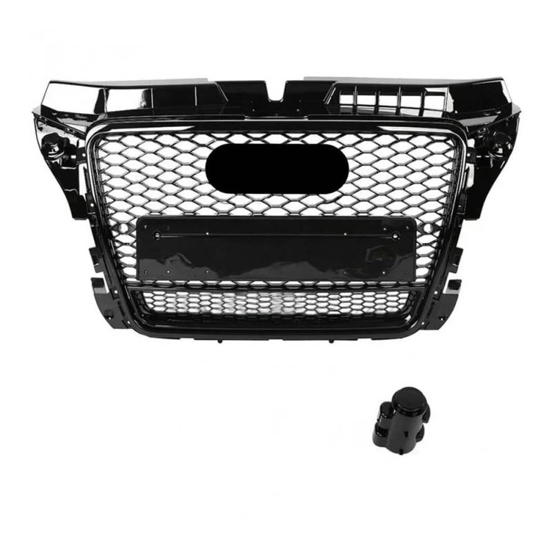 Auto frontstoßstange Grill Auto-Frontsport-Hex-Mesh-Haubengrill Für A3 S3 8P 2009 2010 2011 2012 2013 von LPUYTRB