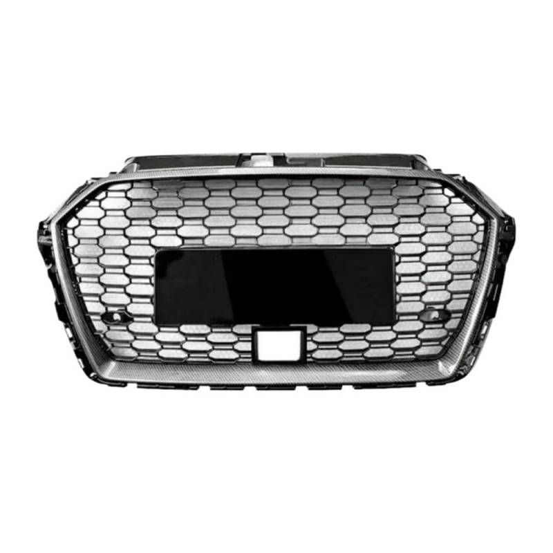 Auto frontstoßstange Grill Auto-Frontsport-Hex-Mesh-Haubengrill Für A3 S3 8V 2017 2018 2019 2020 Mit Acc-Loch von LPUYTRB