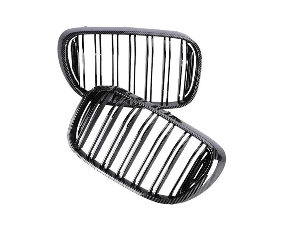 Auto frontstoßstange Grill Auto-Frontstoßstange-Grill Für 7er-Serie G11 G12 2015 2016 2017 2018 2019 730i 740i 750i Doppellamellen-Schwarzer Grill-Ersatz von LPUYTRB