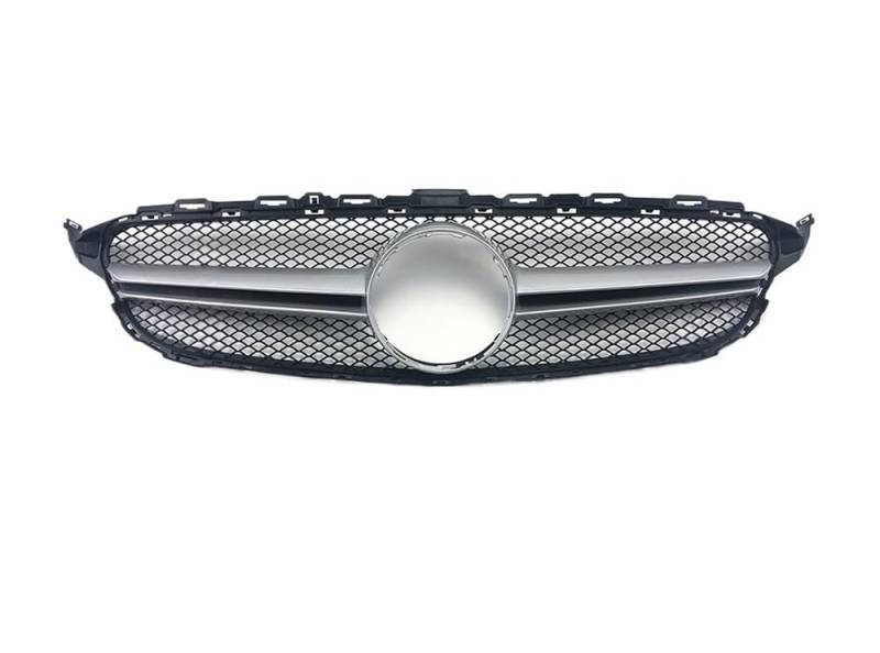 Auto frontstoßstange Grill Auto Frontstoßstange Kühlergrill Einlass Haube Grill Mitte Mesh Für Benz C W205 C205 S205 AMG 2014 2015 2016 2017 2018 2019 2020 2021 von LPUYTRB