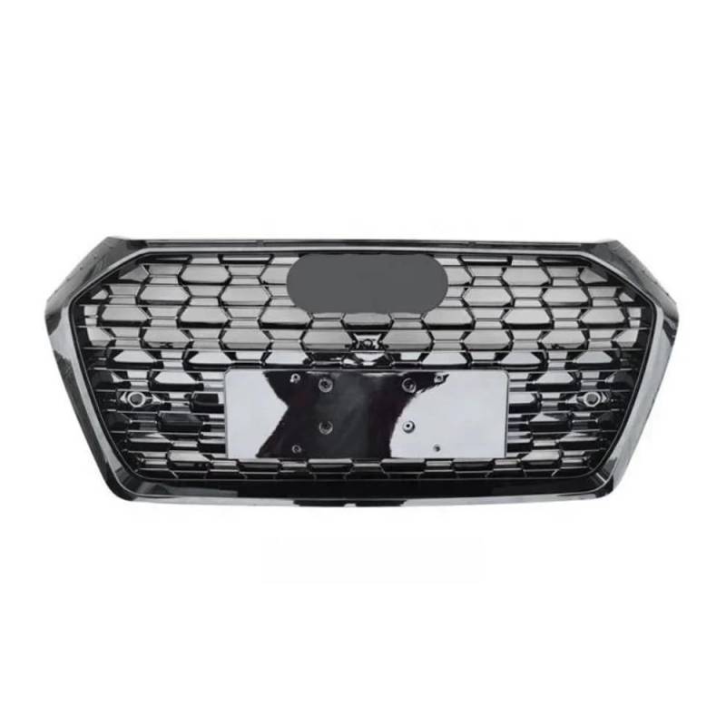 Auto frontstoßstange Grill Auto-Frontstoßstangengrill, Frontstoßstangengrill, Mittelgrill, Glänzend Schwarz, Für Q5 SQ5 2018 2019 2020 von LPUYTRB