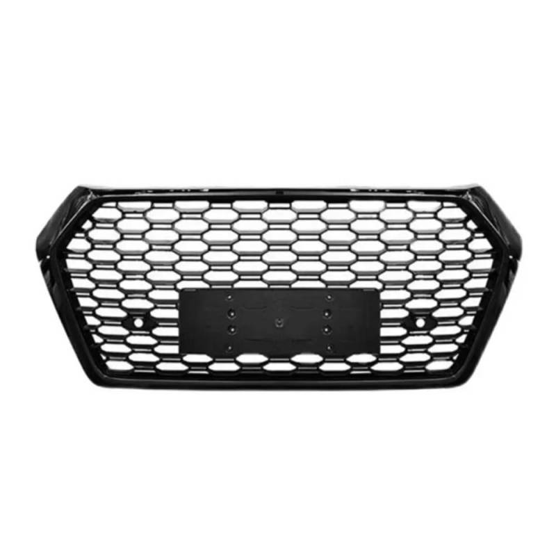 Auto frontstoßstange Grill Auto-Frontstoßstangengrill, Frontstoßstangengrill, Mittelgrill, Glänzend Schwarz, Für Q5 SQ5 2018 2019 2020 von LPUYTRB