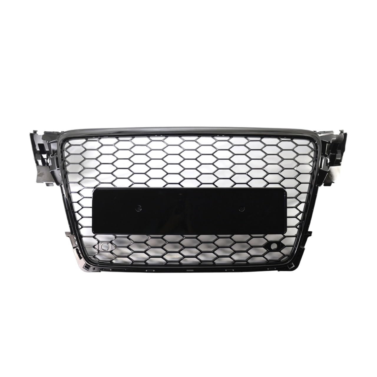 Auto frontstoßstange Grill Auto-Frontstoßstangengrill, Für A4 B8 8T S4 2008 2009 2010 2011 2012, Frontstoßstangengrill, Glänzende Schwarze Grillabdeckung von LPUYTRB