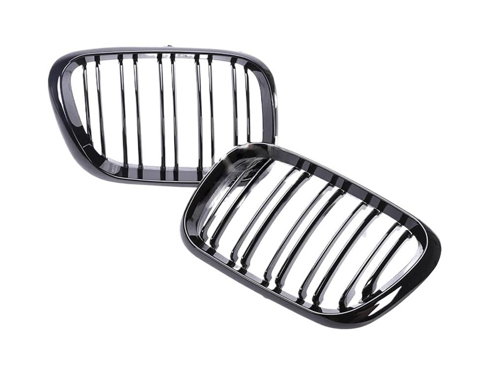 Auto frontstoßstange Grill Auto-Frontstoßstangengrill Für X5 E53 X5M 1999 2000 2001 2002 2003 2004 2005 2006, Kohlefaser Innen, Kühlergrill-Abdeckung von LPUYTRB