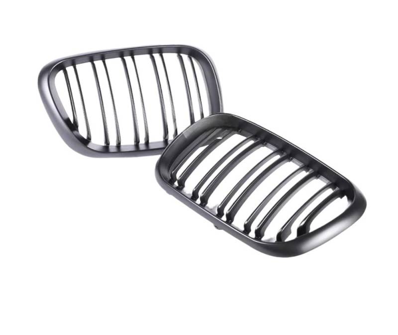 Auto frontstoßstange Grill Auto-Frontstoßstangengrill Für X5 E53 X5M 1999 2000 2001 2002 2003 2004 2005 2006, Kohlefaser Innen, Kühlergrill-Abdeckung von LPUYTRB