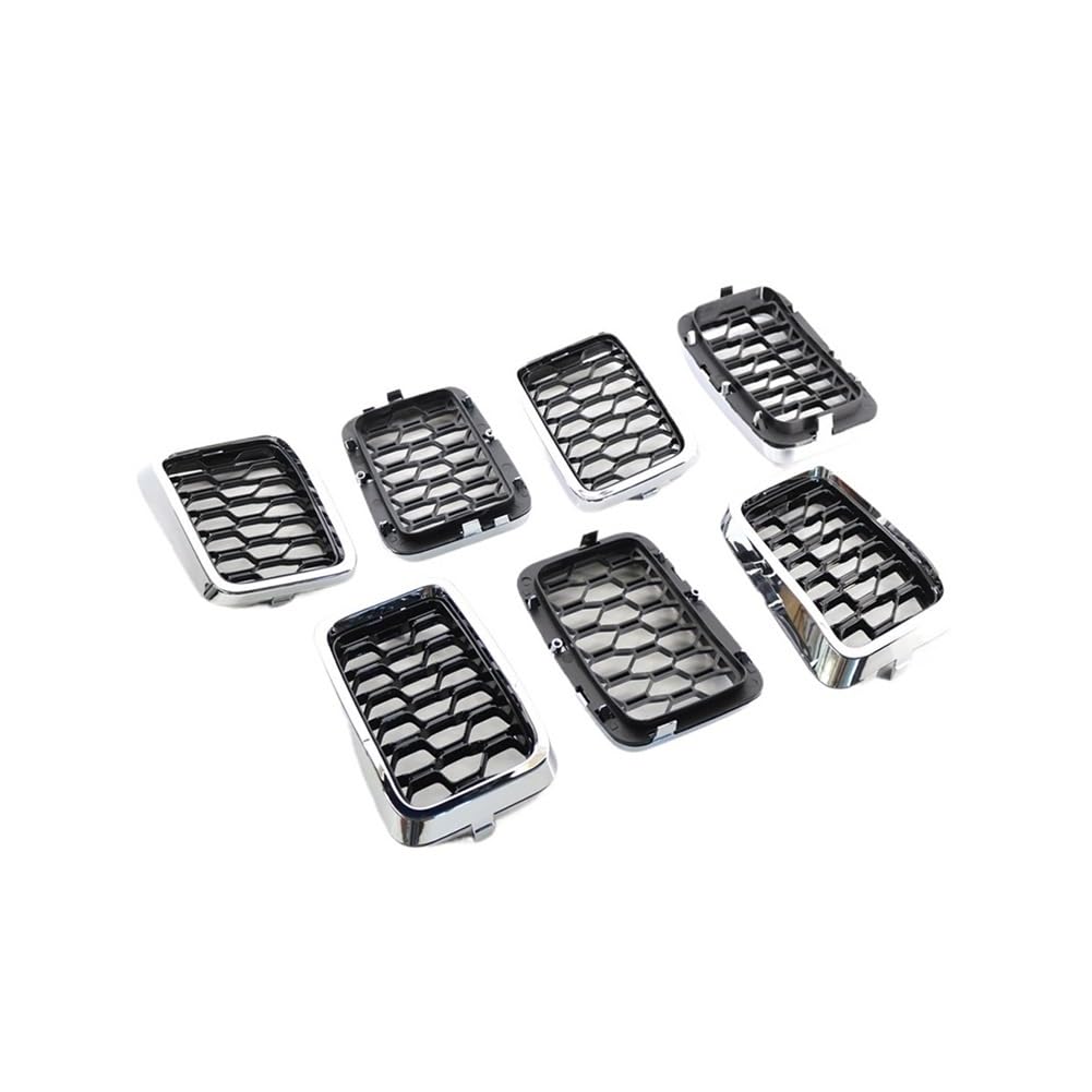 Auto frontstoßstange Grill Auto Kühlergrill Einsatz Abdeckung Dekor Trim Für Grand Für Cherokee 2017 2018 2019 2020 2021 von LPUYTRB