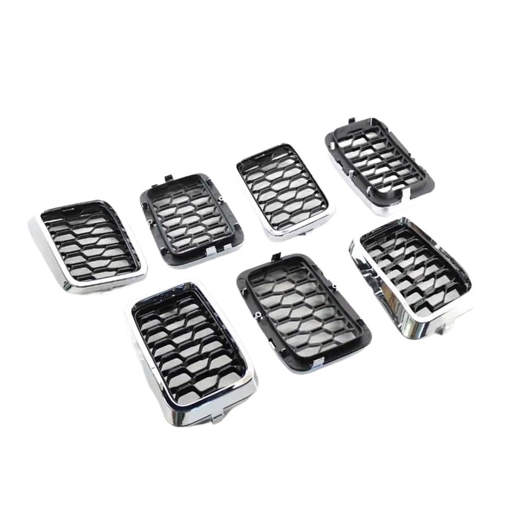 Auto frontstoßstange Grill Auto Kühlergrill Grill Mesh Inser Abdeckung Trim Dekor Für Grand Für Cherokee 2017 2018 2019 2020 2021 von LPUYTRB