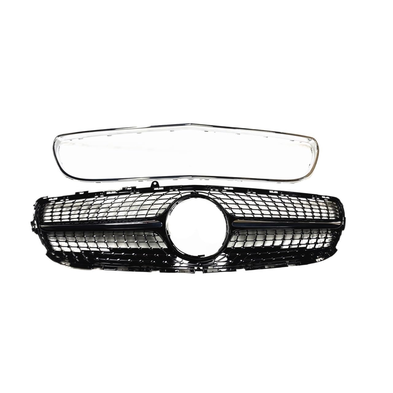 Auto frontstoßstange Grill Auto Kühlergrill Oberen Stoßstange Haube Mesh Für Benz W218 CLS Klasse CLS260 CLS300 CLS320 CLS350 CLS400 2015 2016 2017 2018 von LPUYTRB