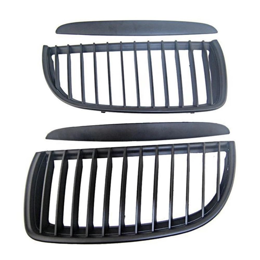 Auto frontstoßstange Grill Auto Mattschwarz Fronthaubengrill Mesh Sport Grills Für 3er E90 E91 2005 2006 2007 2008 von LPUYTRB