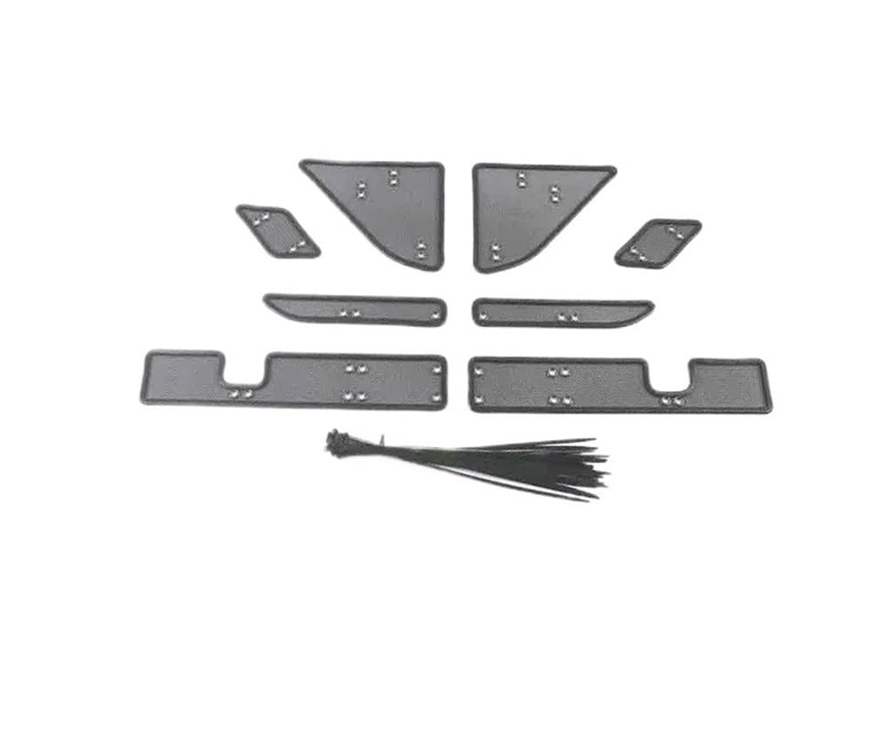 Auto frontstoßstange Grill Auto Mitte Screening Mesh Front Grille Net Staub Abdeckung Kit Für Qashqai J11 2016 2017 2019 von LPUYTRB