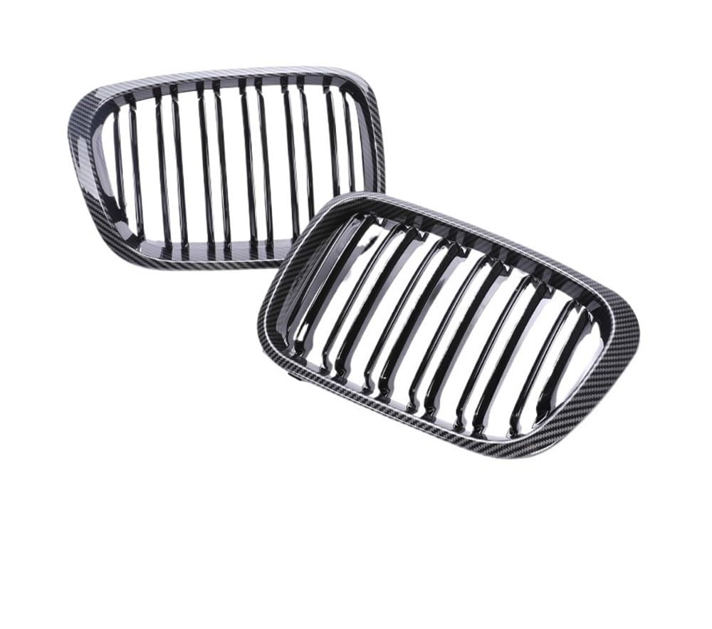 Auto frontstoßstange Grill Auto Vorne Unten Stoßstange Grills Kohlefaser Unterer Grill Für 3er-Serie E46 1998–2003 2002 2001 2/4 Türen von LPUYTRB