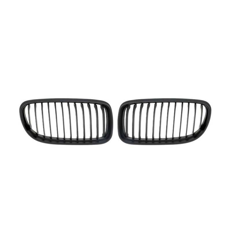 Auto frontstoßstange Grill Car Diamonds Style Frontstoßstangengitter Für 3er E90 E91 2009 2010 2011 2012 Single Line Style Glänzend Schwarz Doppellamellengitter von LPUYTRB