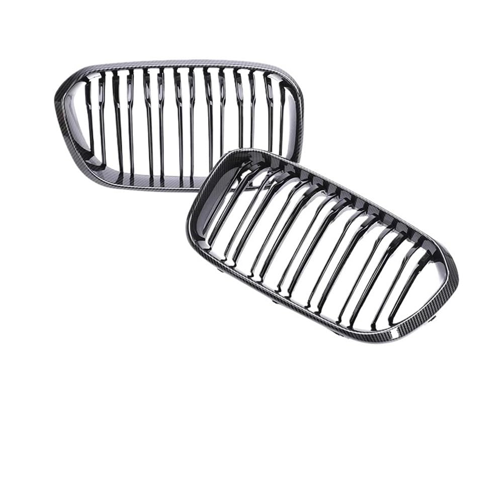 Auto frontstoßstange Grill Frontstoßstange Chrom Schwarz Kühlergrill Facelift Grillabdeckung Für 1er F20 F21 LCI 2015 2016 2017 2018 2019 120i 125i 135i von LPUYTRB