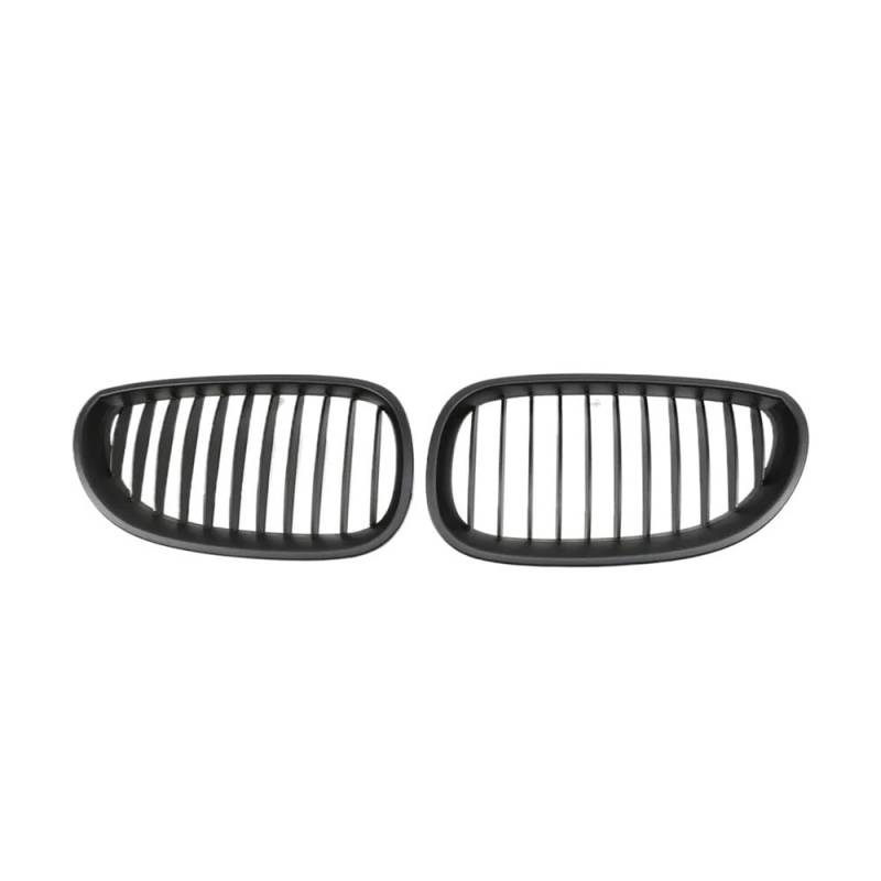 Auto frontstoßstange Grill Frontstoßstangengitter Im Carbon-Look Für 5er E60/E61 M5 325i 2004 2005 2006 2007 2008 2009. Glänzende Gitter Im Doppellinien-Stil von LPUYTRB