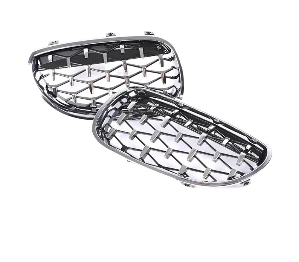 Auto frontstoßstange Grill Frontstoßstangengrill Glänzend Schwarz Chrom Carbon Grill Für M5 Für 5er E60 E61 2004 2005 2006 2007 2008 2009 530i 535i 540i von LPUYTRB