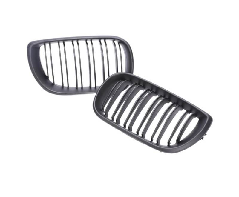 Auto frontstoßstange Grill Für 3er E46 2002 2003 2004 2005 Teile Frontstoßstange Armaturenbrett Air Center Schwarz Verchromte Grillhaube von LPUYTRB