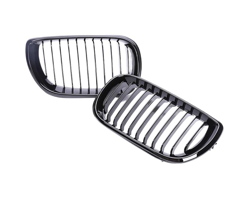 Auto frontstoßstange Grill Für 3er E46 2002 2003 2004 2005 Teile Frontstoßstange Armaturenbrett Air Center Schwarz Verchromte Grillhaube von LPUYTRB