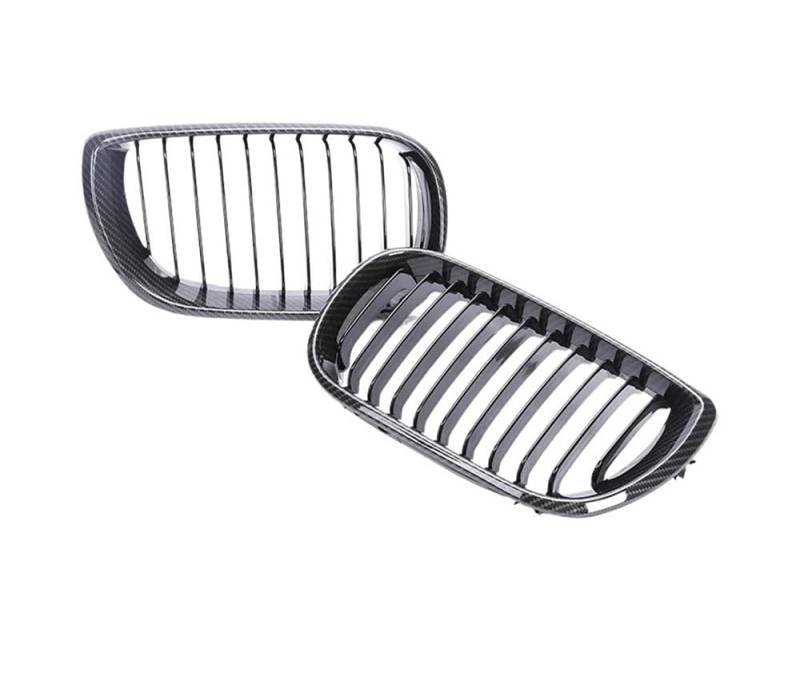 Auto frontstoßstange Grill Für 3er E46 2002 2003 2004 2005 Teile Frontstoßstange Armaturenbrett Air Center Schwarz Verchromte Grillhaube von LPUYTRB