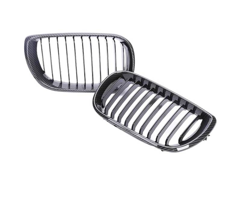 Auto frontstoßstange Grill Für 3er E46 2002 2003 2004 2005 Teile Frontstoßstange Armaturenbrett Air Center Schwarz Verchromte Grillhaube von LPUYTRB