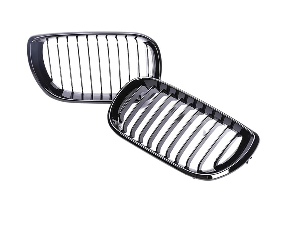 Auto frontstoßstange Grill Für 3er E46 2002 2003 2004 2005 Teile Frontstoßstange Armaturenbrett Air Center Schwarz Verchromte Grillhaube von LPUYTRB