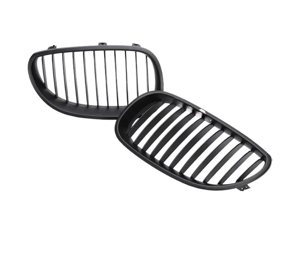 Auto frontstoßstange Grill Für 5 Series E60 E61 2004 2005 2006 2007 2008 2009 530i 535i 540i Auto-Chrom-Grills Carbon Black Upper Front Air Center Grille von LPUYTRB