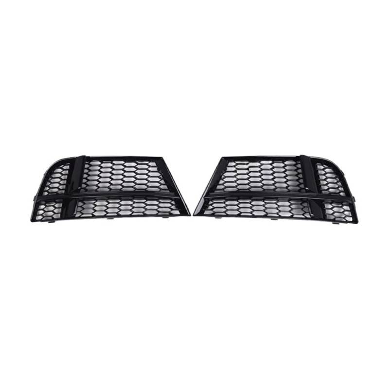 Auto frontstoßstange Grill Für A3 S3 2017 2018 2019 2020 Auto Nebel Licht Rahmen Schwarz Ausschnitt Grille Front Stoßstange Unter Grille Nebel Licht Abdeckung von LPUYTRB