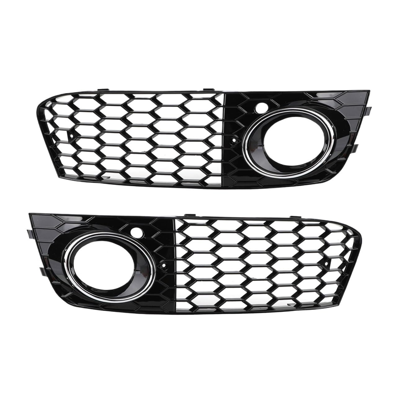 Auto frontstoßstange Grill Für A4 B8 RS4 2009 2010 2011 2012 Auto Nebel Licht Offene Entlüftungs Grille Intake Abdeckung 8KD807682 8KD807681 Grill Teile von LPUYTRB