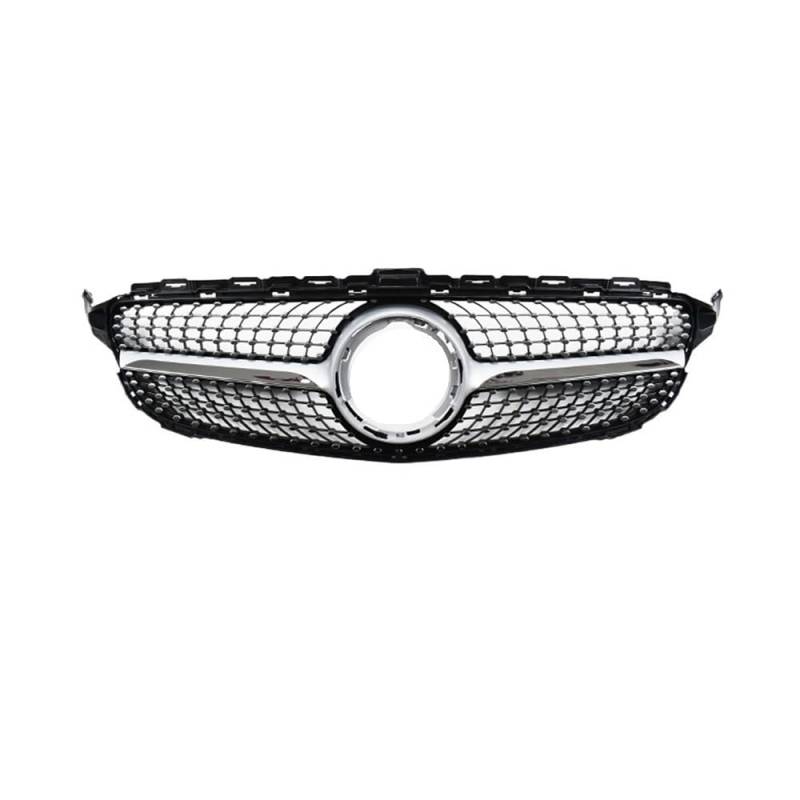 Auto frontstoßstange Grill Für Benz C-Klasse W205 2019 2020 2021 2022 2023 Auto Kühlergrill Mitte Net Grills Montage Rahmen Abdeckung Dekoration von LPUYTRB