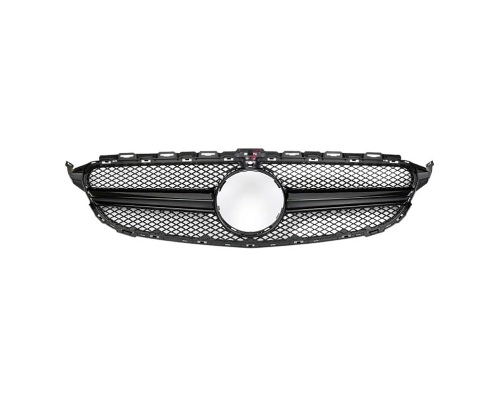 Auto frontstoßstange Grill Für Benz C Klasse W205 C200 C250 2014 2015 2016 2017 2018 Auto Kühlergrill Oberen Grill Auto Vorderen Stoßfänger Haube Mesh Grid von LPUYTRB