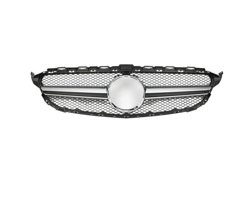 Auto frontstoßstange Grill Für Benz C Klasse W205 C200 C250 2014 2015 2016 2017 2018 Auto Kühlergrill Oberen Grill Auto Vorderen Stoßfänger Haube Mesh Grid von LPUYTRB