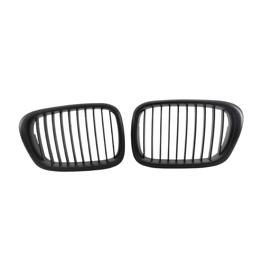 Auto frontstoßstange Grill Für E39 5 Series 525 528 1999 2000 2001 2002 2003 Gloss Black Grille Car Front Hood Grill Grilles Grill von LPUYTRB