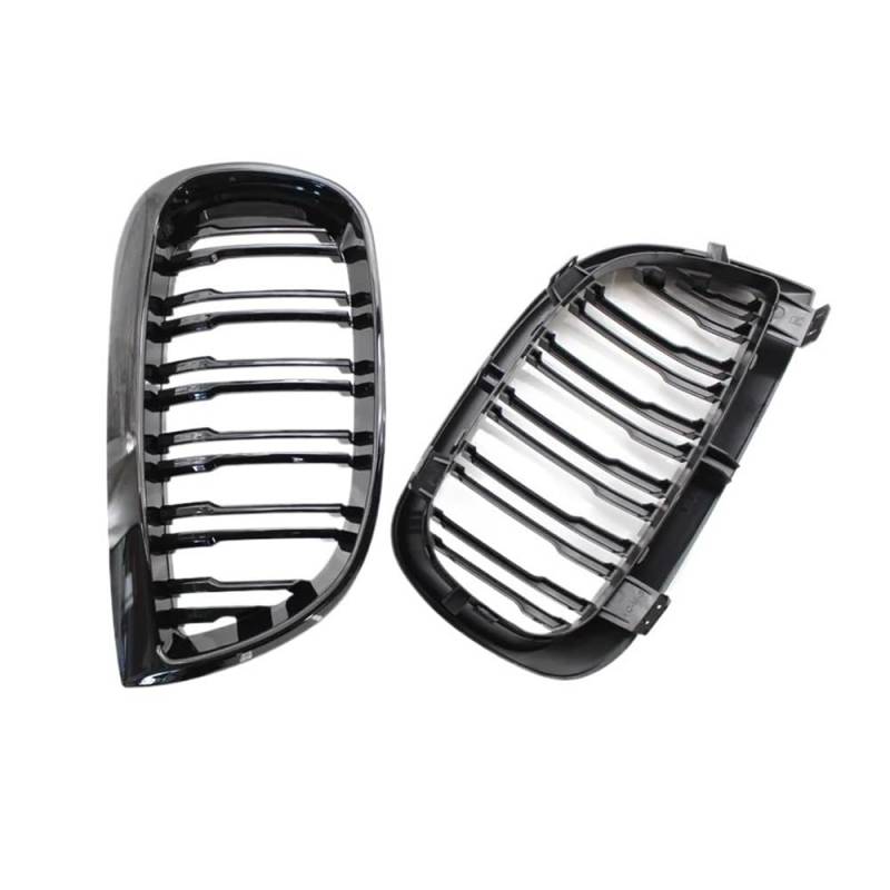 Auto frontstoßstange Grill Für E81 E87 120d 120i 130i 2004 2005 2006 Autogrill Frontgrill Grills Gloss Black Grille von LPUYTRB