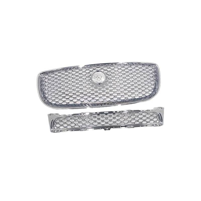 Auto frontstoßstange Grill Für Jaguar XJ Für XJL 2010 2011 2012 2013 2014 2015 2016 2017 2018 2019 Auto Front Bar Middle Net Grille Trim Strip Kit von LPUYTRB